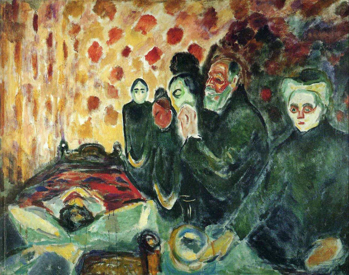 by the deathbed fever